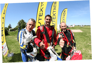 1er saut en parachute PAC &agrave; Narbonne